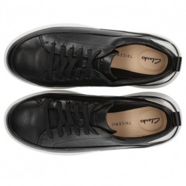 CLARKS TRI FLASH LACE SNEAKERS BLACK