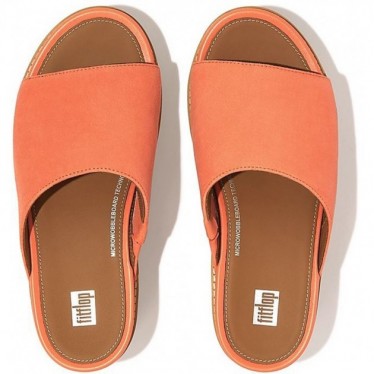 SANDÁLIAS FITFLOP ELOISE CORK-WRAP SUEDE GC6 SUNSHINE_ORANGE