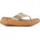SANDÁLIAS FITFLOP FT7 F-MODE LTH PLATINO