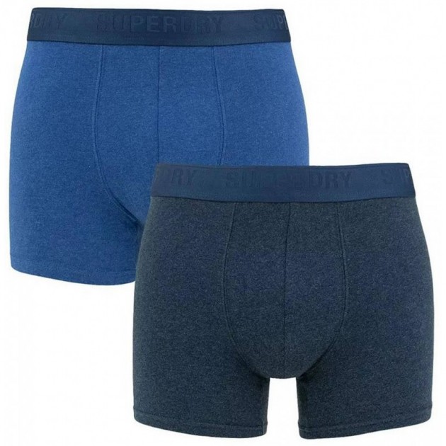 SUPERDRY BOXER M3110339 PACOTE DUPLO NAVY SUPERDRY BOXER M3110339 PACOTE DUPLO NAVY