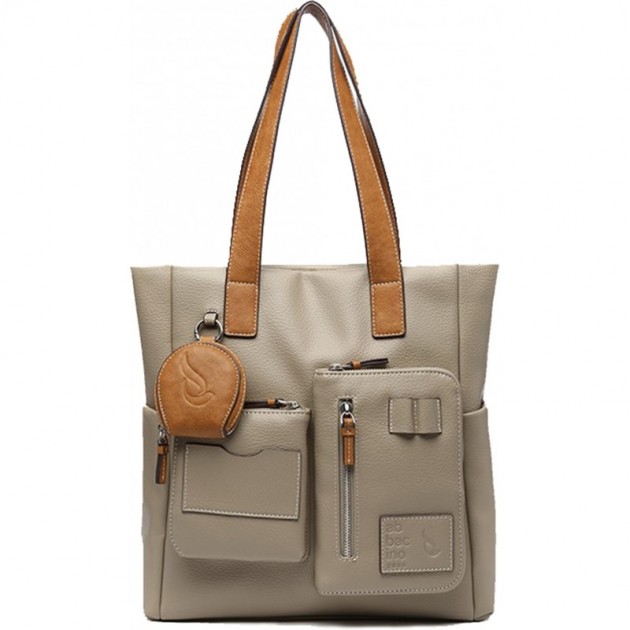 BOLSA ABBACINO 80680 TAUPE BOLSA ABBACINO 80680 TAUPE