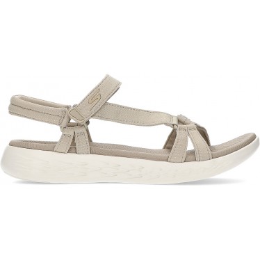 SANDÁLIAS SKECHERS ON THE GO 15316 NATURAL