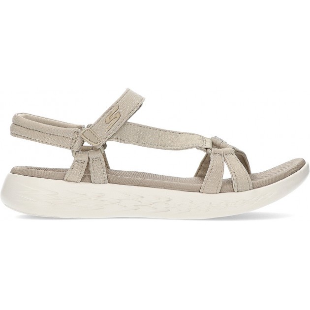 SANDÁLIAS SKECHERS ON THE GO 15316 NATURAL SANDÁLIAS SKECHERS ON THE GO 15316 NATURAL