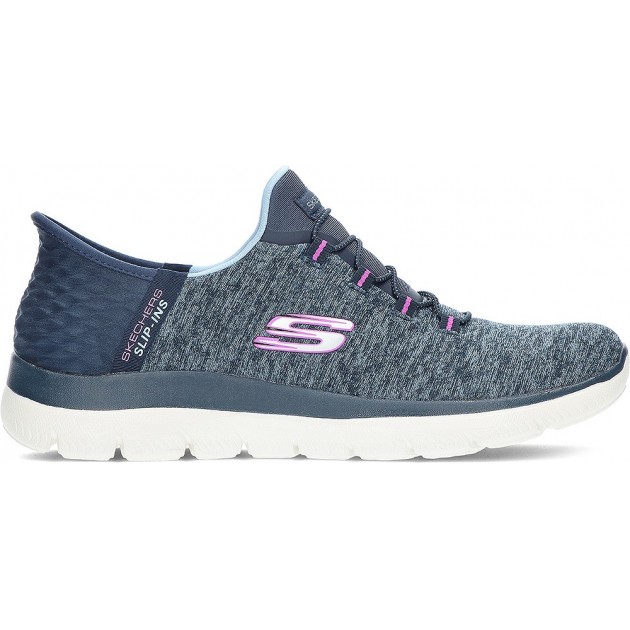ESPORTES SKECHERS SLIP-INS 149937 NAVY_PURPLE ESPORTES SKECHERS SLIP-INS 149937 NAVY_PURPLE