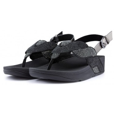 Sandálias FITFLOP PAISLEY ROPE BACK STRAP BLACK