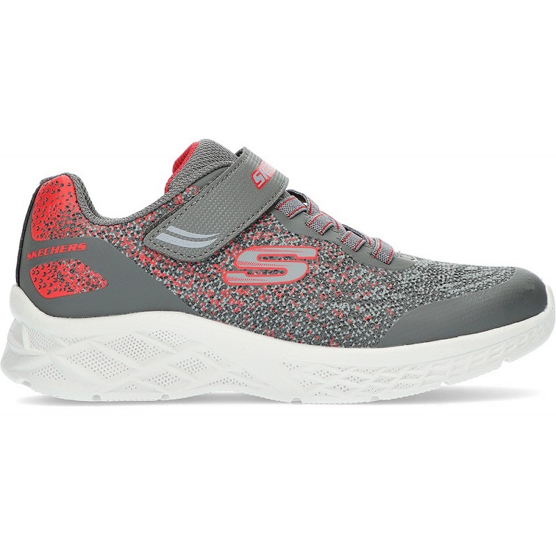 TÊNIS SKECHERS 403920 MICROSPEC II GREY_RED