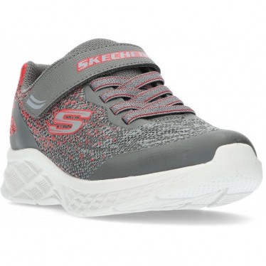 TÊNIS SKECHERS 403920 MICROSPEC II GREY_RED