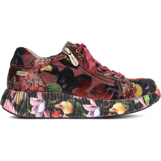 SAPATOS LAURA VITA NIKITO 04 FLORAL_GRANATE SAPATOS LAURA VITA NIKITO 04 FLORAL_GRANATE