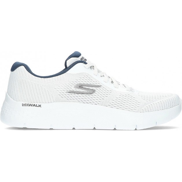 ESPORTES SKECHERS GO WALK FLEX 216486 WHITE_NAVY ESPORTES SKECHERS GO WALK FLEX 216486 WHITE_NAVY