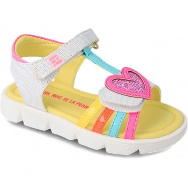 AGATHA RUIZ DE LA PRADA SANDÁLIA CORAÇÃO 232956 BLANCO