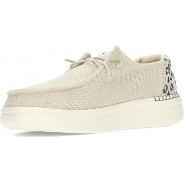 SAPATOS DUDE WENDY RISE LEO 40204 CREAM