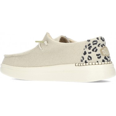 SAPATOS DUDE WENDY RISE LEO 40204 CREAM