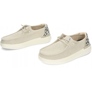 SAPATOS DUDE WENDY RISE LEO 40204 CREAM