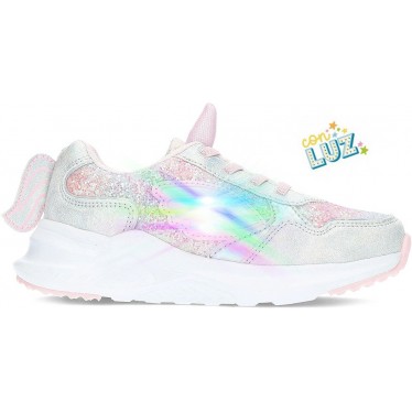 TÊNIS CONGUITOS UNICÓRNIO COM LUZ NV126109 WHITE_PINK