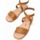 SANDÁLIA PEPE JEANS IRMA LOG W PLS90581 TAN