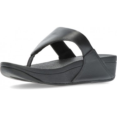 FITFLOP SANDALS LULU COURO TOEPOST BLACK