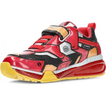 TÊNIS GEOX IRON MAN J35FEC AVENGERS RED