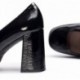 SAPATOS DE SALTO WONDERS CAPTAIN H-5921 NEGRO