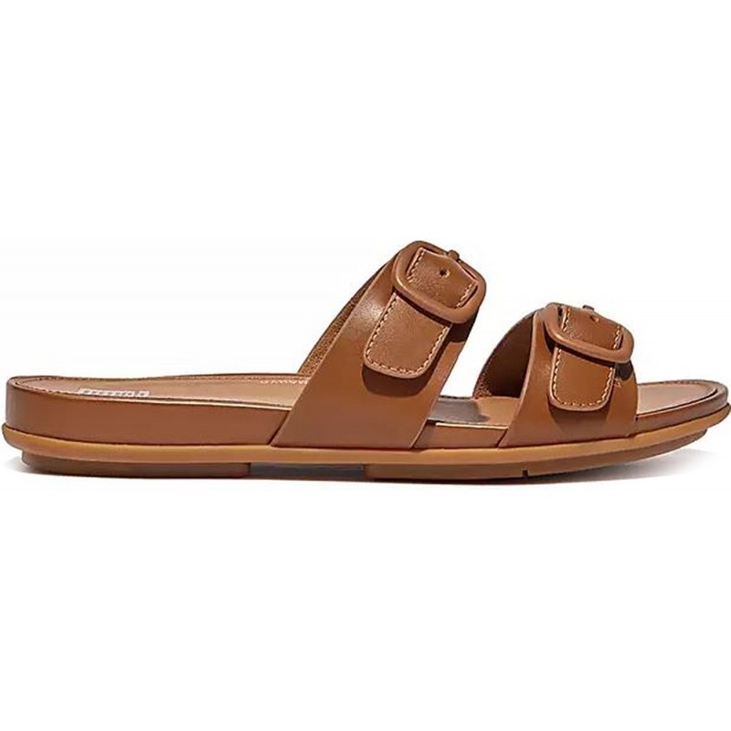 SANDÁLIA FITFLOP GRACIE FV1 COM FIVELA LIGHT_TAN