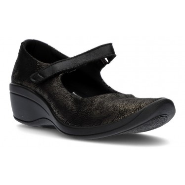 ARCOPEDICO ELASTIC WEDGE MANOLETINES W BLACK