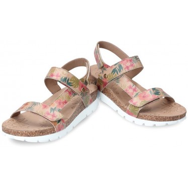 SANDÁLIAS PANAMA JACK SELMA TROPICAL FLORAL_TAUPE