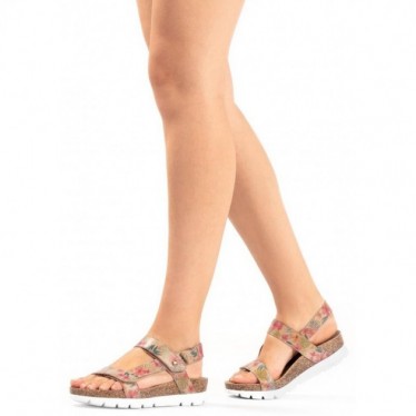 SANDÁLIAS PANAMA JACK SELMA TROPICAL FLORAL_TAUPE