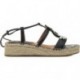 SANDÁLIAS MARIAMARE ALGODÃO 68253 BLACK