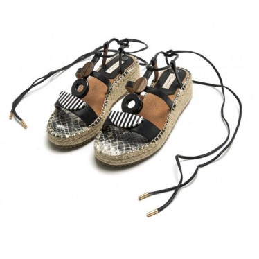 SANDÁLIAS MARIAMARE ALGODÃO 68253 BLACK