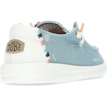 SAPATOS DUDE WENDY BOHO LIGHT_DENIM