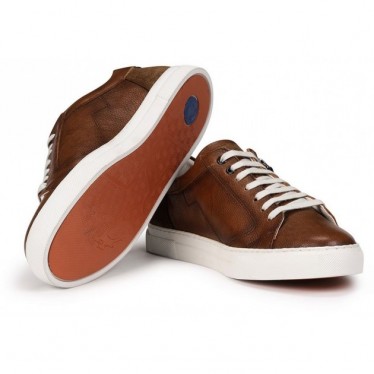 SAPATOS INDIANOS FLUCHES MASCULINOS F1410 CUERO