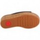 SANDÁLIA FITFLOP ELOISE CORK WRAP LTHR WG SLIDE FT5 BLACK