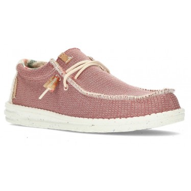 DUDE WALLY ECO SAPATOS RED