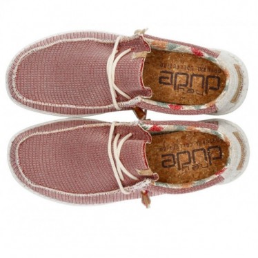 DUDE WALLY ECO SAPATOS RED