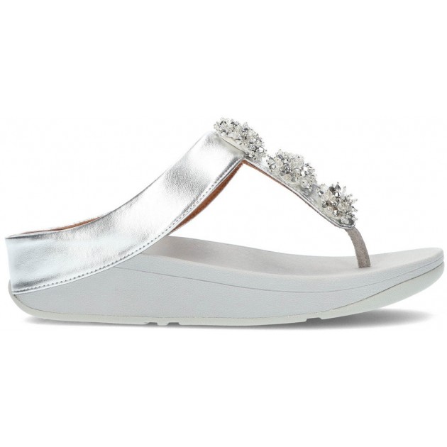 SANDÁLIAS FITFLOP GALAXY TOE-THONGS SILVER SANDÁLIAS FITFLOP GALAXY TOE-THONGS SILVER