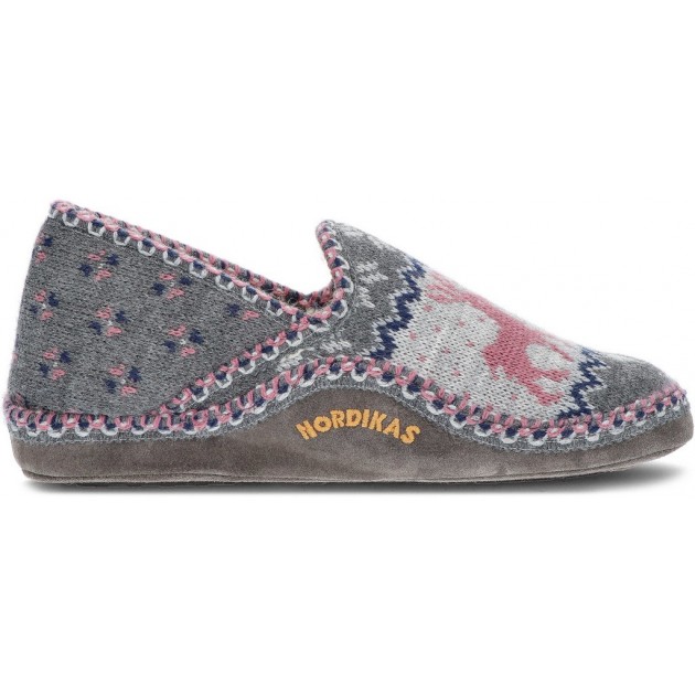 SLIPPERS NORDIKAS CLASSIC ALCE N2000 GRIS SLIPPERS NORDIKAS CLASSIC ALCE N2000 GRIS