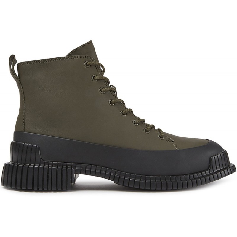 CAMPER PIX K400388 ANKLE BOOTS OLIVE