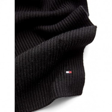 Cachecol de malha essencial TOMMY HILFIGER NEGRO