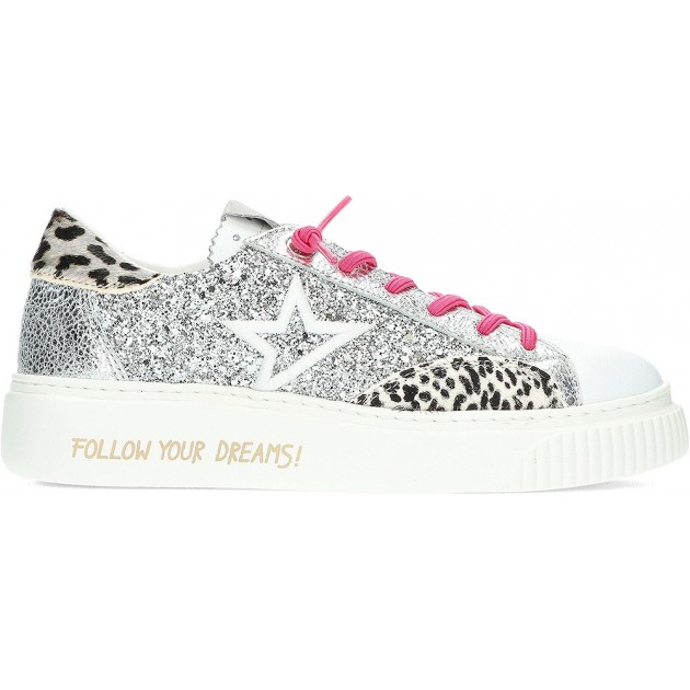 TÊNIS CETTI GLITTER C1342 PLATA TÊNIS CETTI GLITTER C1342 PLATA