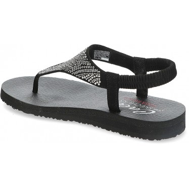 SANDÁLIA SKECHERS MEDITAÇÃO LUA NOVA 32919 BLACK