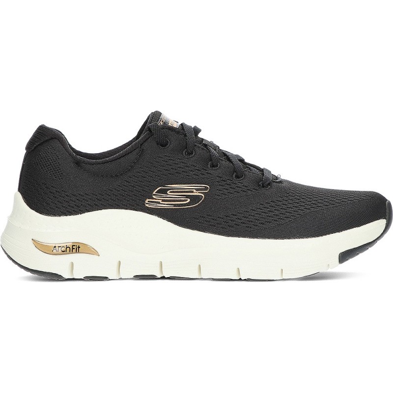 TÊNIS SKECHERS 149057 ARCH-FIT NEGRO