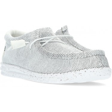 MOCASSINOS DUDE WALLYSOX STONE_WHITE