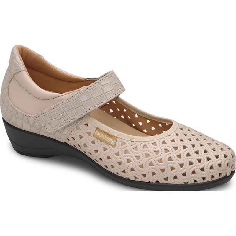 BALLETS ORTOPÉDICOS CALZAMEDI TRANSPIR 0780 BEIGE