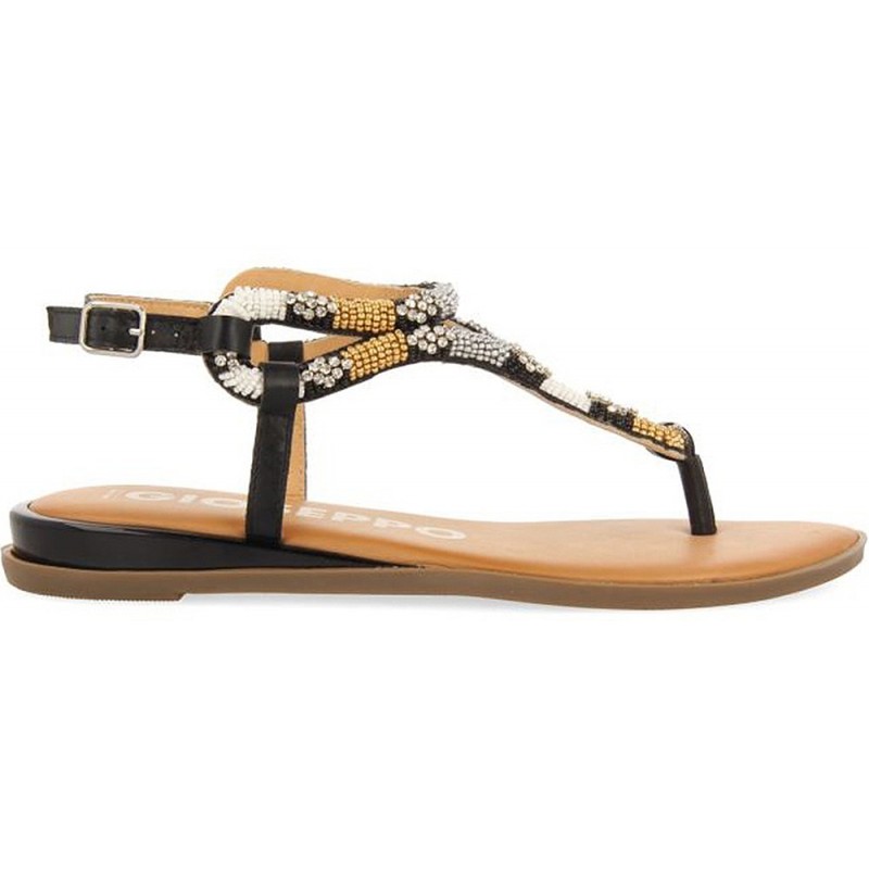 Gioseppo 72028 Sandálias Nyssa com strass NEGRO