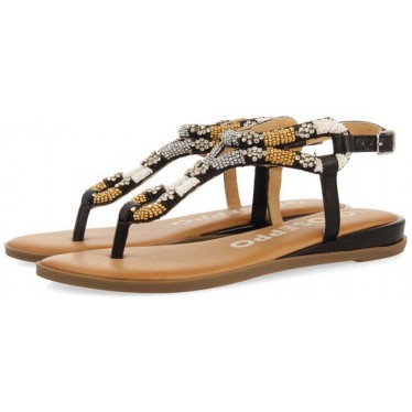 Gioseppo 72028 Sandálias Nyssa com strass NEGRO