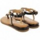 Gioseppo 72028 Sandálias Nyssa com strass NEGRO