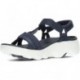 Sandália Skechers Go Walk Massage Fit 140654 NAVY
