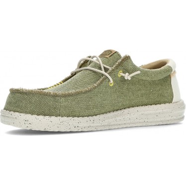 DUDE WALLY COASTLINE JUTE LOAFERS OLIVE