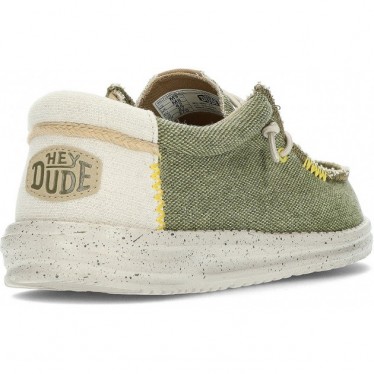 DUDE WALLY COASTLINE JUTE LOAFERS OLIVE