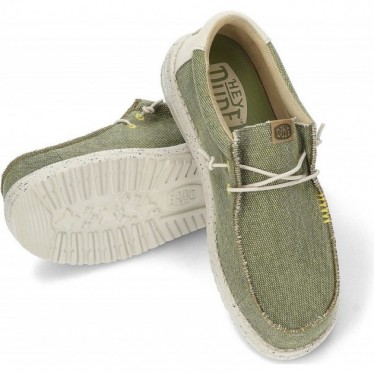 DUDE WALLY COASTLINE JUTE LOAFERS OLIVE