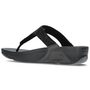 SANDÁLIAS FITFLOP ENFEITADAS COM CRISTAL LULU BLACK
